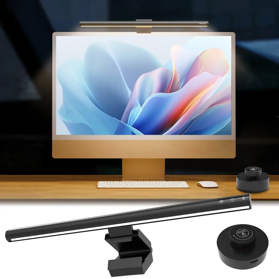 PC Computer Monitor Light Bar Wireless Remote Control Eye Protection Desk Lamp Screen Display Hanging Light for Work Office Game
PC Computer Monitor Light Bar Wireless Remote Control Eye Protection Desk Lamp Screen Display Hanging Light for Work Office Game