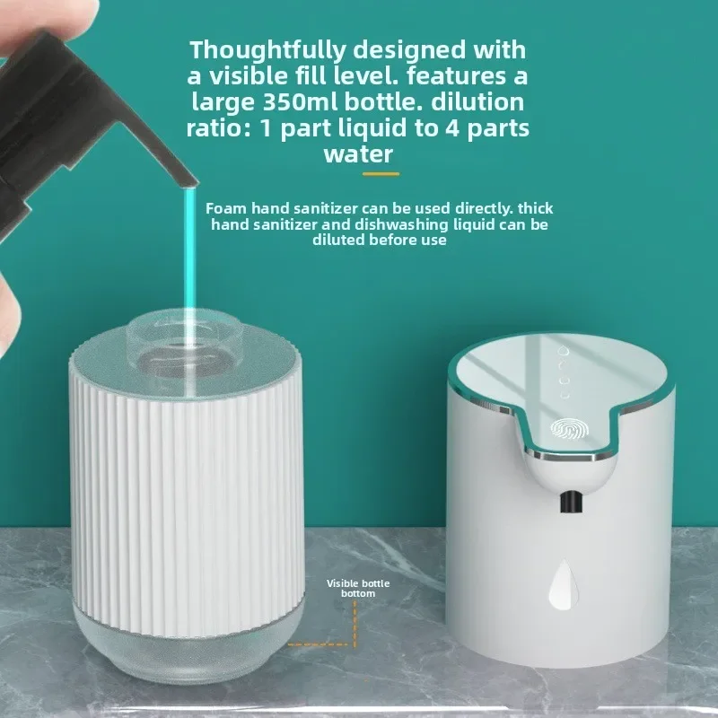 New M10 full-automatic soap dispenser household smart phone foam soap dispenser hand sanitizer gel soap dispenser
New M10 full-automatic soap dispenser household smart phone foam soap dispenser hand sanitizer gel soap dispenser