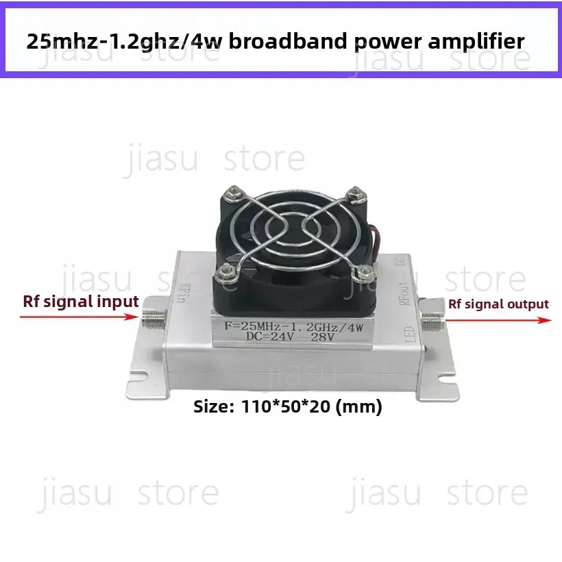For 25MHz-1.2GHz 4W Wideband Power Amplifier Module RF Module RF Amplifier Power Amplifier PA
For 25MHz-1.2GHz 4W Wideband Power Amplifier Module RF Module RF Amplifier Power Amplifier PA