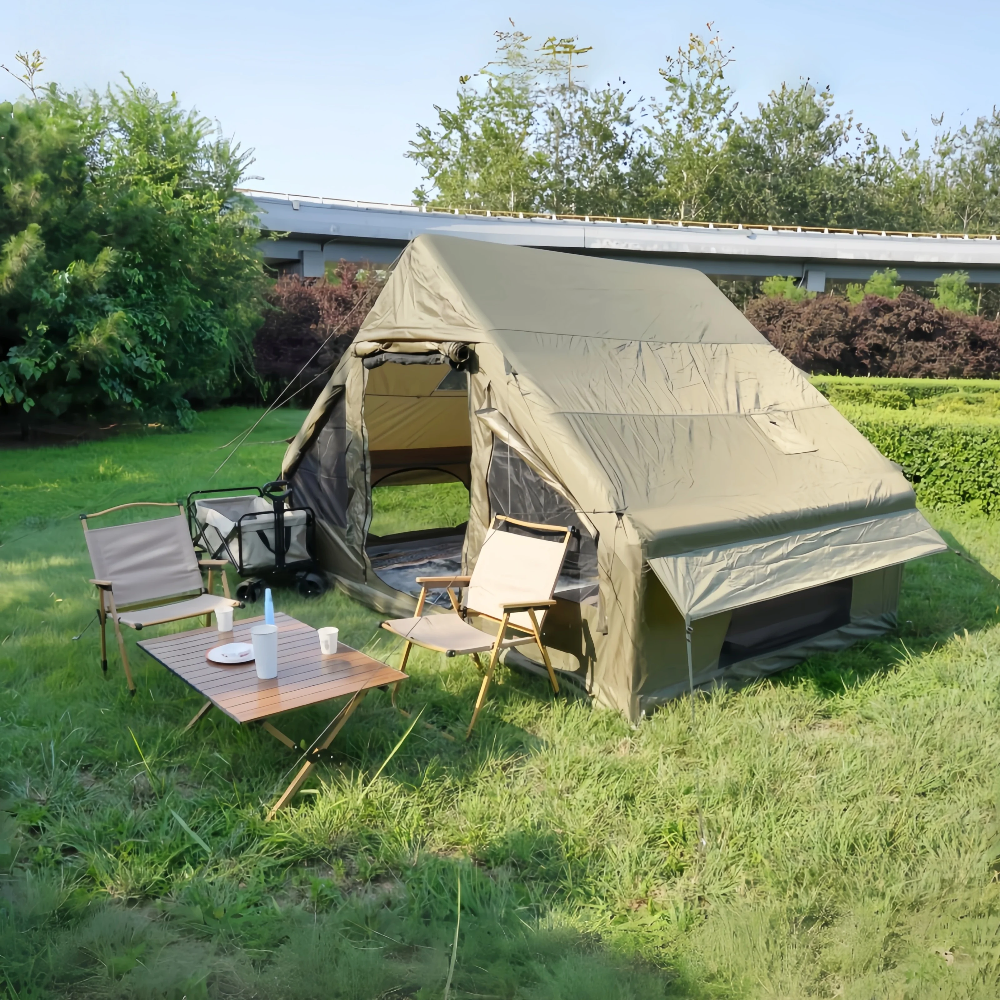 Wholesale Large Family Camping UV Protected Waterproof Inflatable Air Tent 6-18 Square Meters
Wholesale Large Family Camping UV Protected Waterproof Inflatable Air Tent 6-18 Square Meters