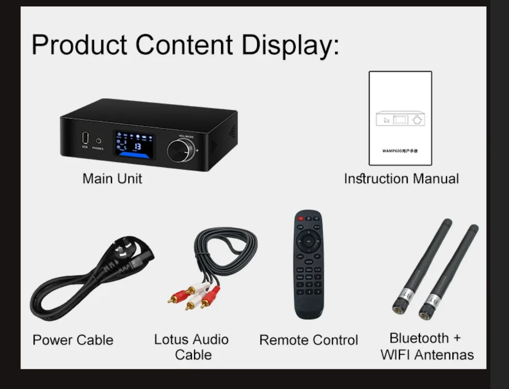 2026 New Arrival 2.1CH Streaming Amplifier Wiim App Control Aluminum Alloy Home Theater Power Amp Streaming 2.1 Channel Amp
2026 New Arrival 2.1CH Streaming Amplifier Wiim App Control Aluminum Alloy Home Theater Power Amp Streaming 2.1 Channel Amp