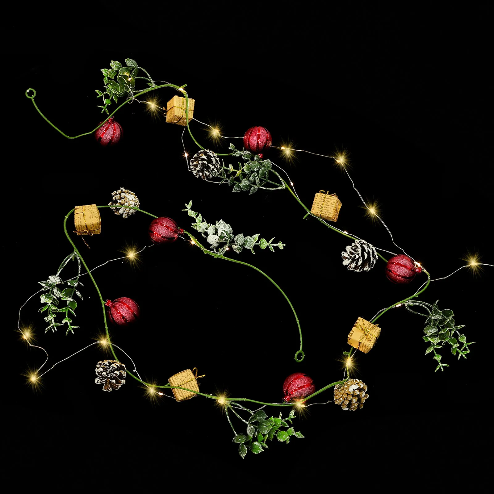 20 LED Christmas Ball String Lights Bendable Always on High Brightness Long Life Reusable Decorative Lights for Christmas Room
20 LED Christmas Ball String Lights Bendable Always on High Brightness Long Life Reusable Decorative Lights for Christmas Room