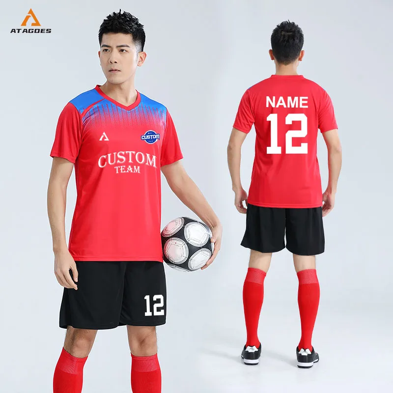 Футбольная форма с логотипом на заказ, пустая футболка Camisetas De Futbol Team Training, футбольные комплекты, полный комплект, футбольная рубашка из полиэстера 2329
Футбольная форма с логотипом на заказ, пустая футболка Camisetas De Futbol Team Training, футбольные комплекты, полный комплект, футбольная рубашка из полиэстера 2329
