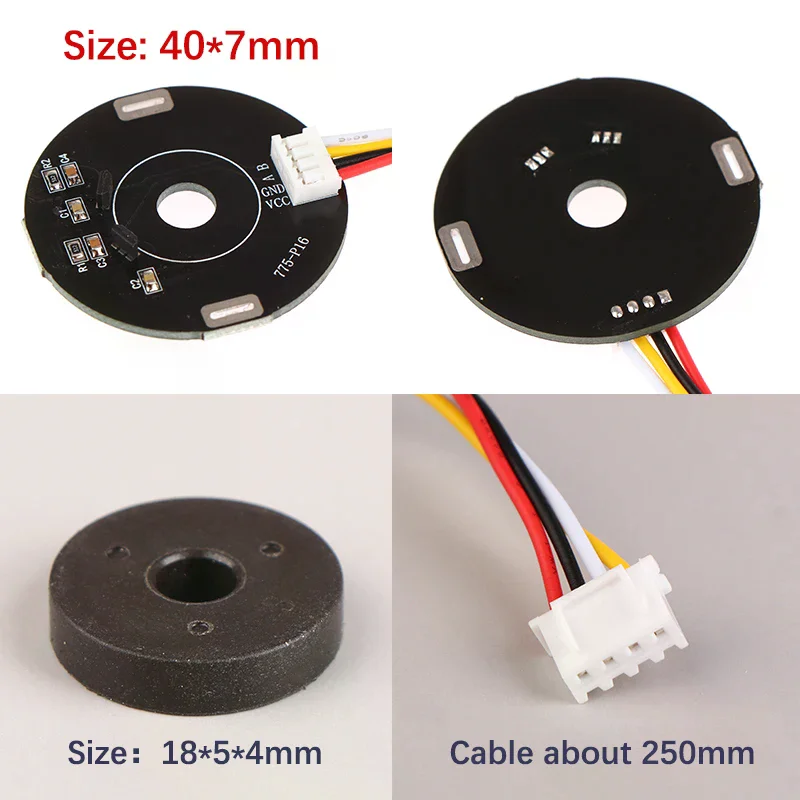 Motor Sensor 775-P16 Double Hall Magnet Encoder Code Plate Magnetic Induction Rotation Speed Direction Use To 775 DC Gear
Motor Sensor 775-P16 Double Hall Magnet Encoder Code Plate Magnetic Induction Rotation Speed Direction Use To 775 DC Gear