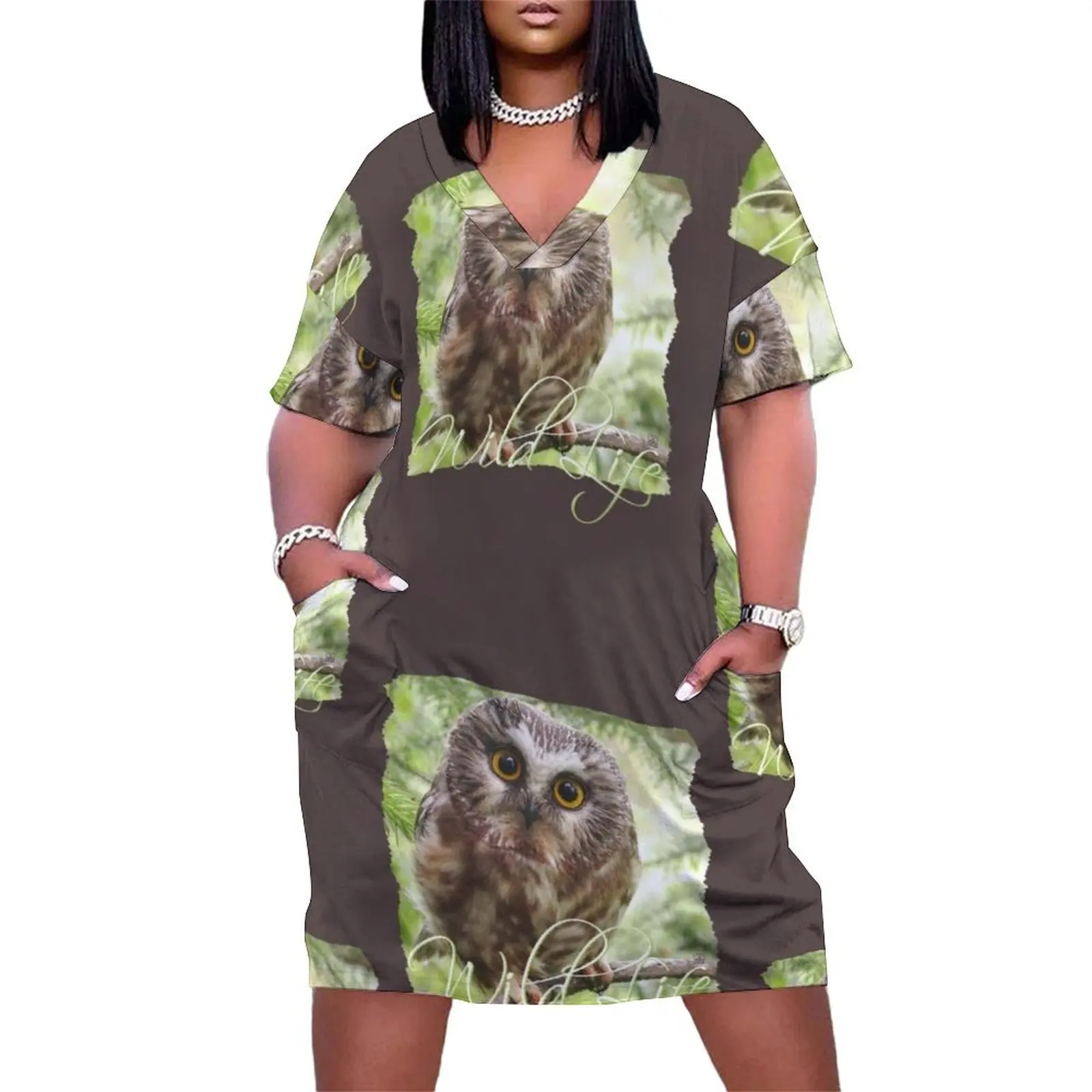 Wild Life Series - The Cute Brown Owl (The Spiritual Messenger of Wisdom) Loose Pocket Dress summer dress womens 2025
Wild Life Series - The Cute Brown Owl (The Spiritual Messenger of Wisdom) Loose Pocket Dress summer dress womens 2025