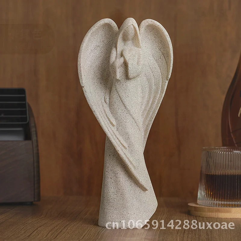 European Style Sandstone Angel Decorations Resin Craft for Home Living Room Study Creative Prayer Statue
European Style Sandstone Angel Decorations Resin Craft for Home Living Room Study Creative Prayer Statue