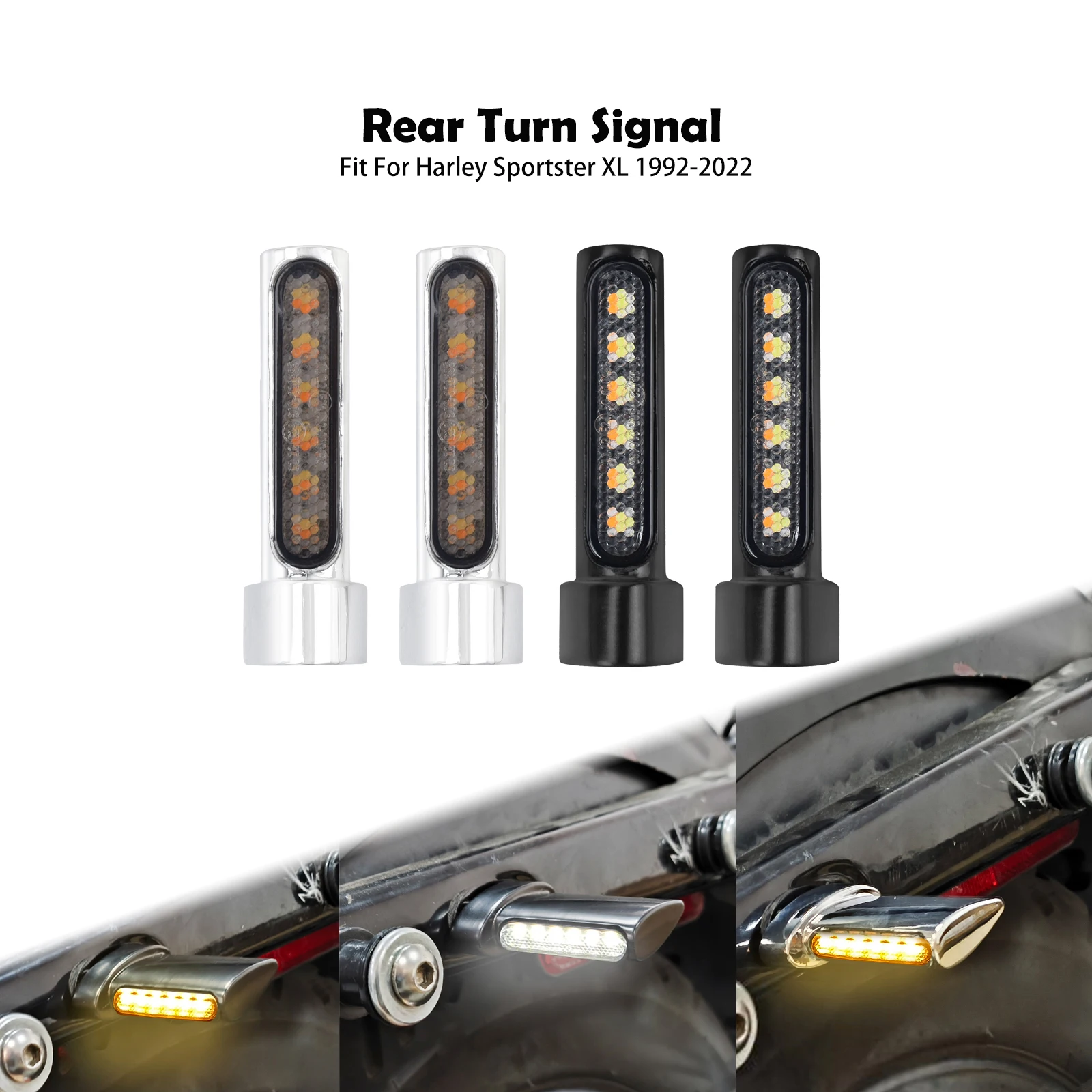 Motorcycle Turn Signals 6 LED Lights Ruuning Light with M6 Bolt Mini E Mark Indicators for Harley Sportster XL 883 1200 Iron 48
Motorcycle Turn Signals 6 LED Lights Ruuning Light with M6 Bolt Mini E Mark Indicators for Harley Sportster XL 883 1200 Iron 48