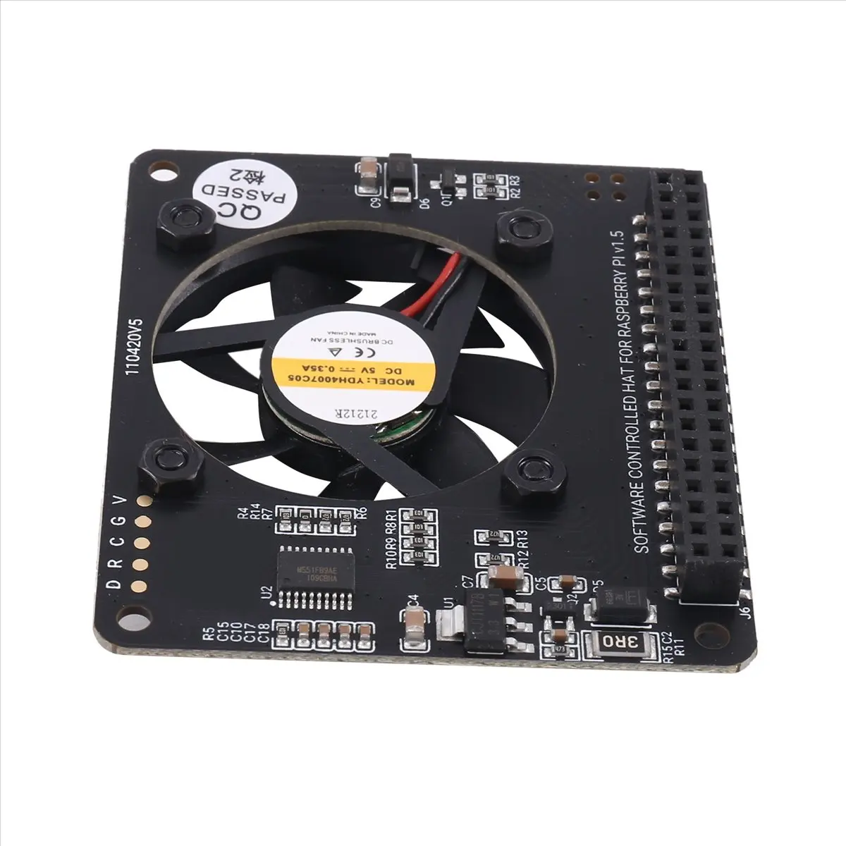 HGHO Argon FAN HAT for Raspberry Pi 4B 3B+ 3B PWM Software Control Fan Function Power Button Fit for Argon NEO Case for Pi 4
HGHO Argon FAN HAT for Raspberry Pi 4B 3B+ 3B PWM Software Control Fan Function Power Button Fit for Argon NEO Case for Pi 4