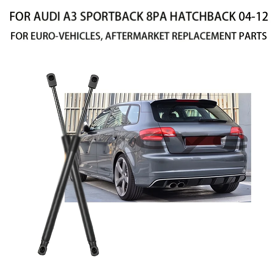 2pcs Tailgate Boot Lift Support Gas Struts for Audi A3 Sportback 8PA Hatchback 04-12
2pcs Tailgate Boot Lift Support Gas Struts for Audi A3 Sportback 8PA Hatchback 04-12