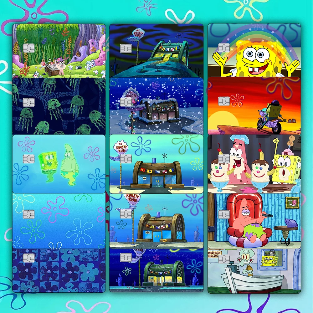 Cartoon SpongeBob Credit Card Skin Sticker Anime Bikini Bottom Matte Stickers for VISA JCB and Mastercard Woman ACG Decorate
Cartoon SpongeBob Credit Card Skin Sticker Anime Bikini Bottom Matte Stickers for VISA JCB and Mastercard Woman ACG Decorate