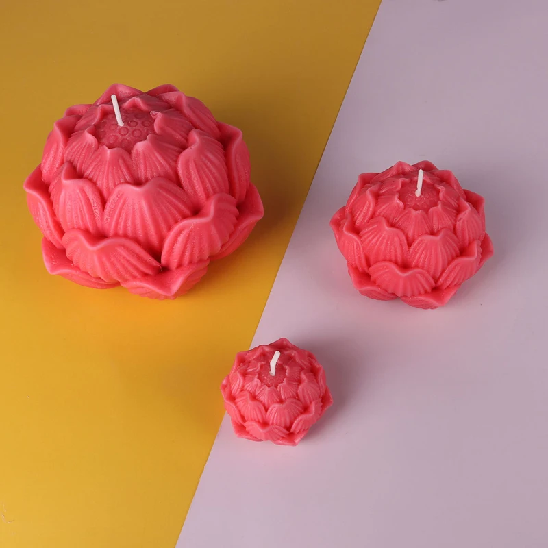 Hand-made lotus candle molds Scented candle molds for Household decoration Lotus Candle Silicone mold
Hand-made lotus candle molds Scented candle molds for Household decoration Lotus Candle Silicone mold