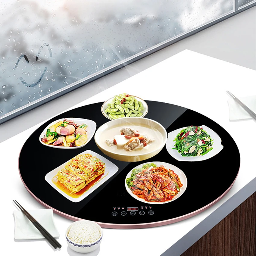 Rotating Food Insulation Warmer Board 300W Thermostat Electric Hot Plate Quick Defrosting Heat Conducting Plate Touch Screen
Rotating Food Insulation Warmer Board 300W Thermostat Electric Hot Plate Quick Defrosting Heat Conducting Plate Touch Screen