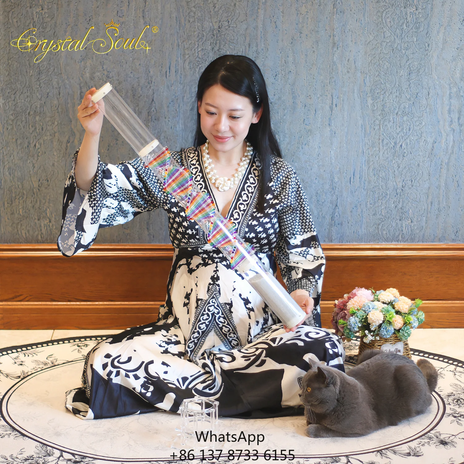 Crystal Soul Customizable 1Min 10 Min 15 Min Sound Healing DNA Rain Stick Imitates Rain Instruments
Crystal Soul Customizable 1Min 10 Min 15 Min Sound Healing DNA Rain Stick Imitates Rain Instruments