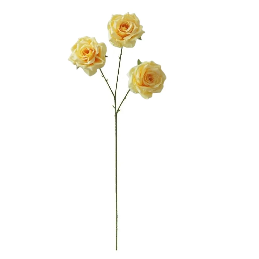 Creative 3 Heads Simulated Rose Bouquet Vintage Soft Artificial Flowers Silk Rose Flower Bouquet Photography Props
Creative 3 Heads Simulated Rose Bouquet Vintage Soft Artificial Flowers Silk Rose Flower Bouquet Photography Props