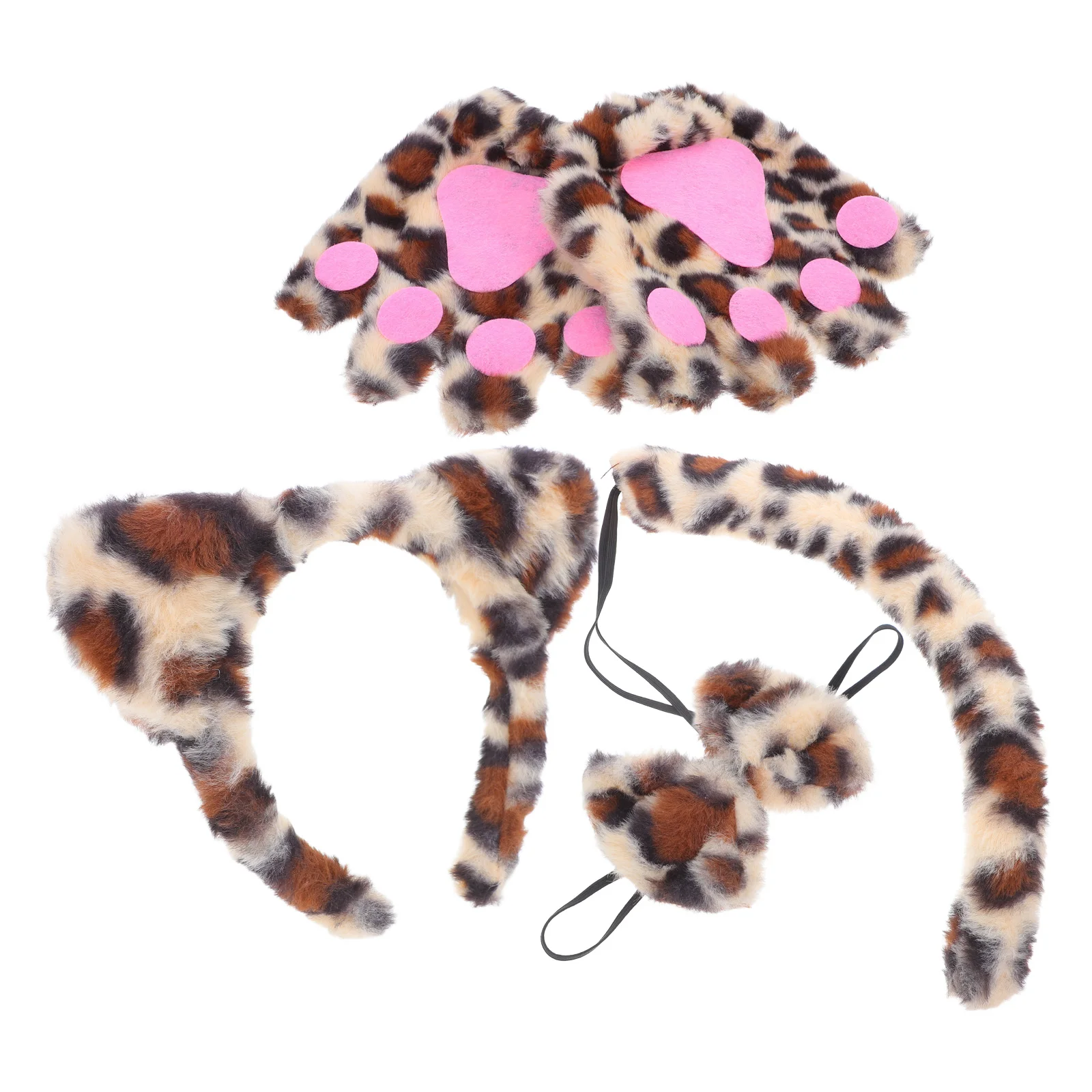 4pcs Leopard Print Animal Headdress Cheetah Headband Kids Party Accessories Halloween Animal Ears Cosplay Set Costume
4pcs Leopard Print Animal Headdress Cheetah Headband Kids Party Accessories Halloween Animal Ears Cosplay Set Costume