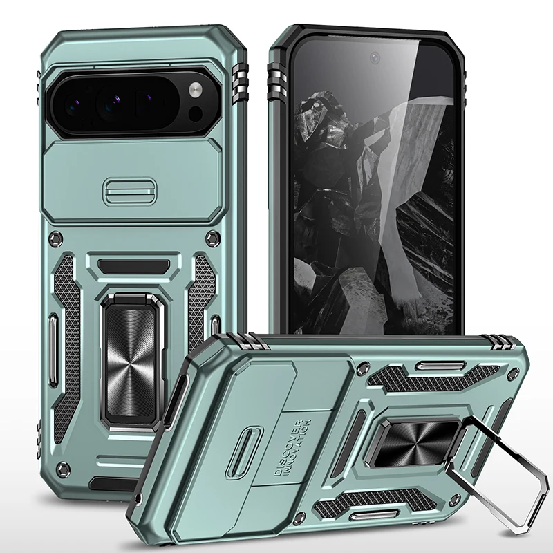Camera Lens Protection Cases For Google Pixel 9A 9 8 7 Pro XL Shockproof Window Sliding Phone Case 10pcs Ring Support
Camera Lens Protection Cases For Google Pixel 9A 9 8 7 Pro XL Shockproof Window Sliding Phone Case 10pcs Ring Support