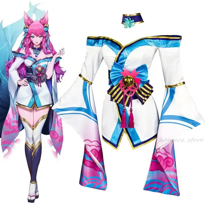 Новый парик Ahri LOL 2025 года, душ для ушей, цветок League of Legends, наряды для косплея, аниме, костюм для вечеринки на Хэллоуин, Kodiak
Новый парик Ahri LOL 2025 года, душ для ушей, цветок League of Legends, наряды для косплея, аниме, костюм для вечеринки на Хэллоуин, Kodiak