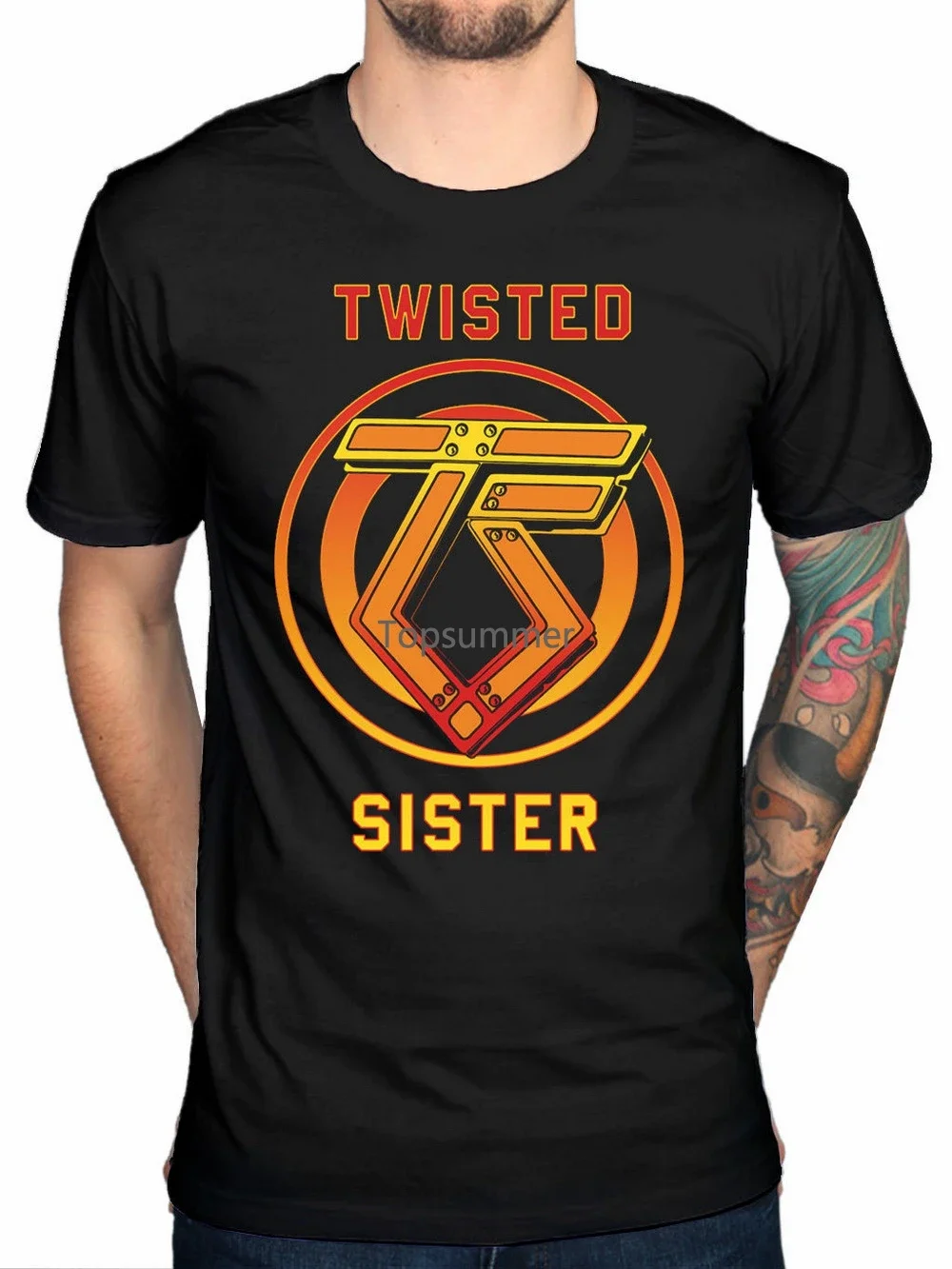 Официальная футболка Twisted Sister You Can't Stop Rock N Roll, новая футболка с металлическим ремешком, хлопковая футболка, свободный размер
Официальная футболка Twisted Sister You Can't Stop Rock N Roll, новая футболка с металлическим ремешком, хлопковая футболка, свободный размер