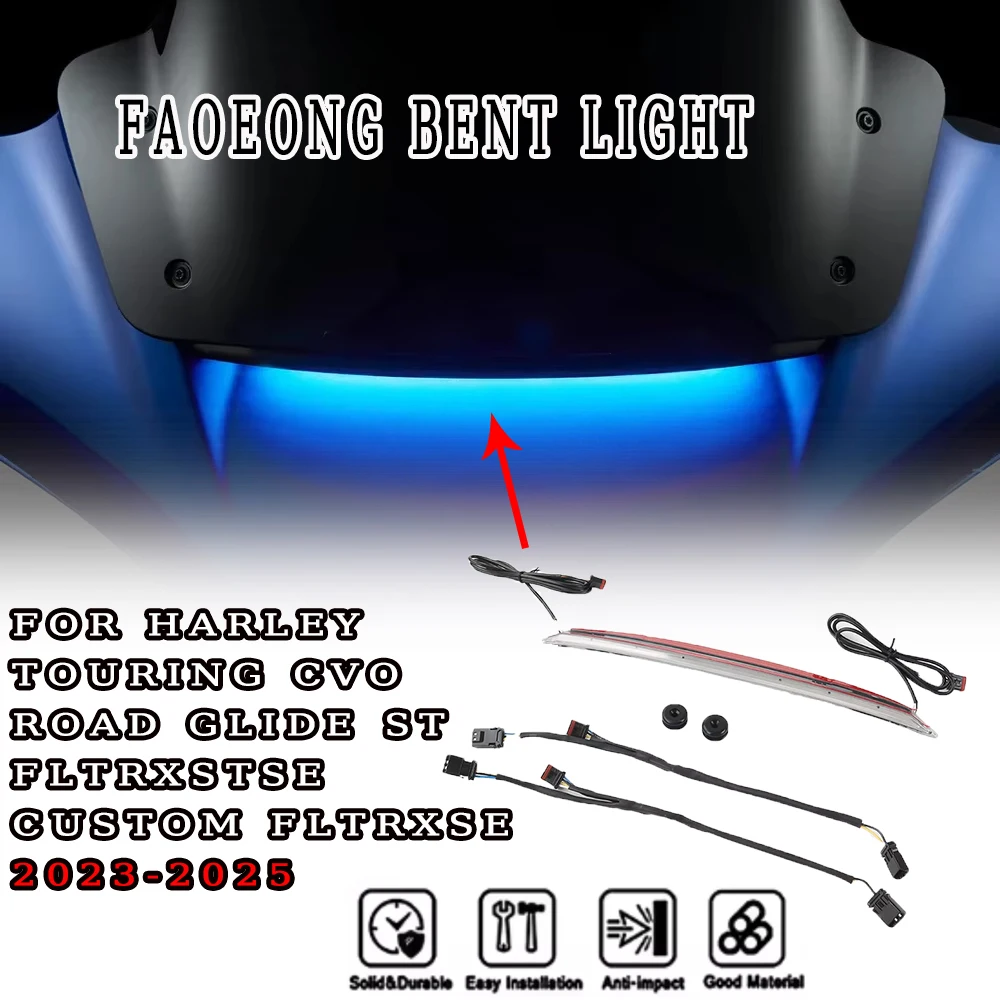 Для Harley Touring CVO Electra Street Glide Ultra 2023-2025 мотоциклетный светодиодный обтекатель, вентиляционные фонари лобового стекла
Для Harley Touring CVO Electra Street Glide Ultra 2023-2025 мотоциклетный светодиодный обтекатель, вентиляционные фонари лобового стекла