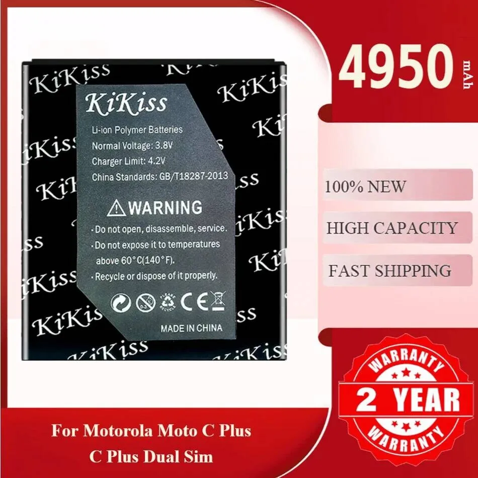 Аккумулятор HC60 4950 мАч для Motorola Moto C Plus Dual Sim XT1723 XT1724 XT1725, быстрая зарядка мобильного телефона большой емкости
Аккумулятор HC60 4950 мАч для Motorola Moto C Plus Dual Sim XT1723 XT1724 XT1725, быстрая зарядка мобильного телефона большой емкости