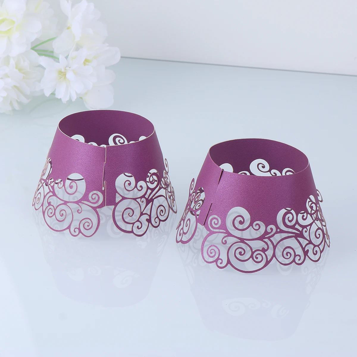 60pcs Cake Wrappers Premium Material Hollow Pattern Baking Wrappers Paper Dessert Cups Wedding Birthday Party Supplies
60pcs Cake Wrappers Premium Material Hollow Pattern Baking Wrappers Paper Dessert Cups Wedding Birthday Party Supplies