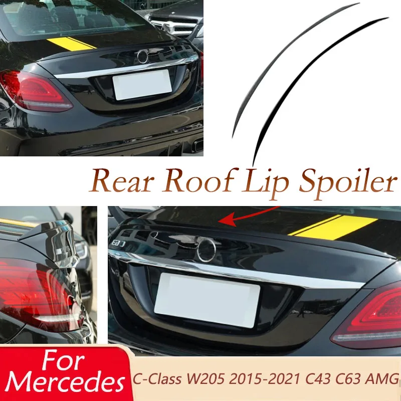 Rear Roof Lip Spoiler for Mercedes C-Class W205 2015-2021 C180 C200 C260 C43 C63 AMG Trunk Wing Body Kit Tuning Automobiles
Rear Roof Lip Spoiler for Mercedes C-Class W205 2015-2021 C180 C200 C260 C43 C63 AMG Trunk Wing Body Kit Tuning Automobiles