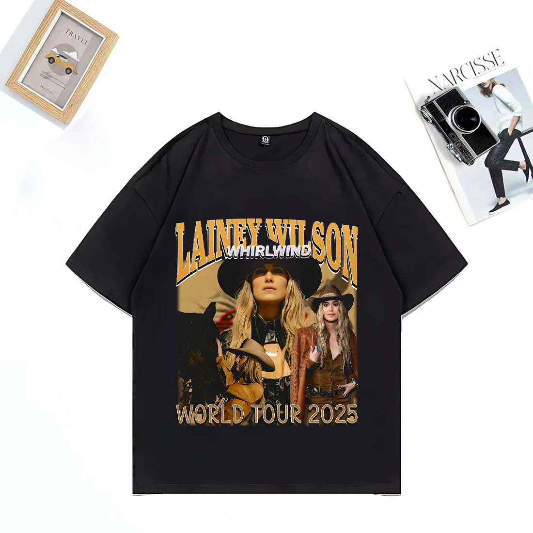 Lainey Wilson Whirlwind Tour 2025 Fashion T Shirt men women Hip Hop streetwear vintage Oversized Cotton short sleeve Unisex Tees
Lainey Wilson Whirlwind Tour 2025 Fashion T Shirt men women Hip Hop streetwear vintage Oversized Cotton short sleeve Unisex Tees