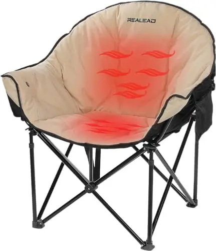 Heated Camping Chair | Fully Thick Padded | Heated Chairs for Outdoor Sports with Back and Seat Heating | Heated Folding Chair f
Heated Camping Chair | Fully Thick Padded | Heated Chairs for Outdoor Sports with Back and Seat Heating | Heated Folding Chair f