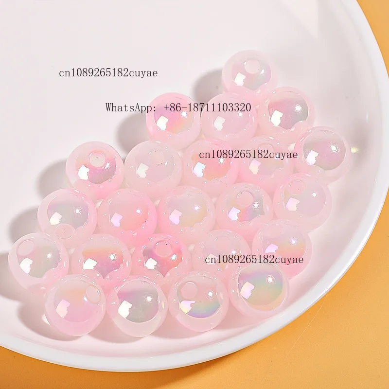 16mm Electroplated High-Gloss Gradient Style Halo-Dyed Through-Hole Colorful Loose Beads for DIY Clothing Accessories Plastic
16mm Electroplated High-Gloss Gradient Style Halo-Dyed Through-Hole Colorful Loose Beads for DIY Clothing Accessories Plastic
