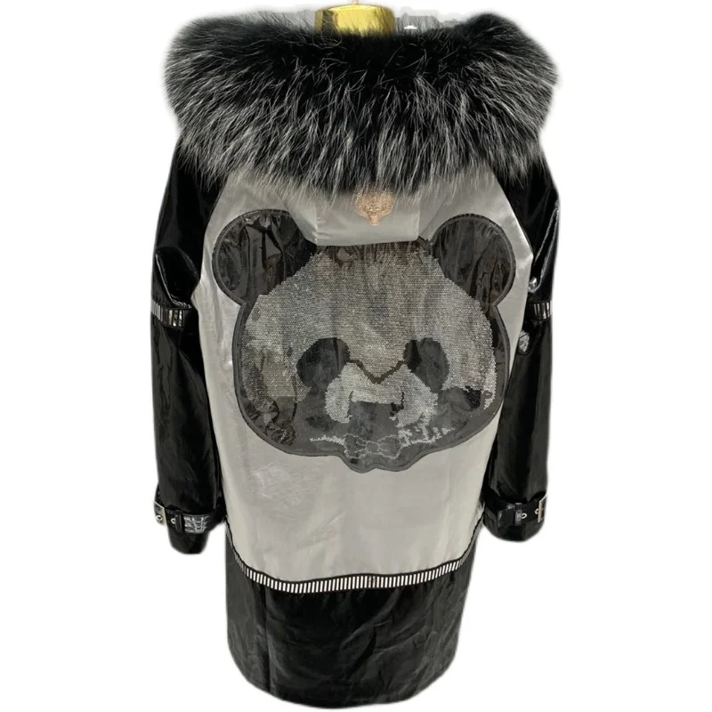 Female Parkas 2023 New Winter Fashion Ultra Long Fur Collar Hooded Coat Removable Rex Rabbit Liner Long Sleeve Straight Overcoat
Female Parkas 2023 New Winter Fashion Ultra Long Fur Collar Hooded Coat Removable Rex Rabbit Liner Long Sleeve Straight Overcoat