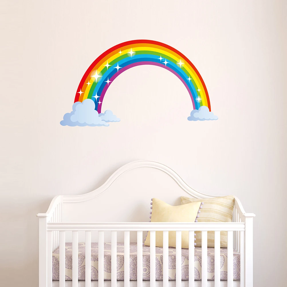Rainbow Wall Decals Wallpaper Bedroom Removable Wall Paper Rainbow Wallpaper Children Removable PVC Smooth Surface
Rainbow Wall Decals Wallpaper Bedroom Removable Wall Paper Rainbow Wallpaper Children Removable PVC Smooth Surface