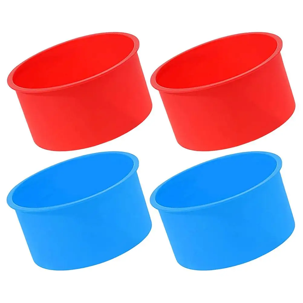 4 Pcs Inch Round Cake Baking Molds Silicone Cake Molds Baking Pan Set Shallow Blue Red Oven Safe Kitchen Bakeware
4 Pcs Inch Round Cake Baking Molds Silicone Cake Molds Baking Pan Set Shallow Blue Red Oven Safe Kitchen Bakeware