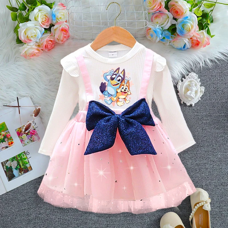 Платье-бальное для девочек Blueye Sister Bingo, с бантом, в стиле принцессы, осеннее, милое, с аниме-принтами, длинная юбка, весна-осень, детская одежда для малышей на день рождения
Платье-бальное для девочек Blueye Sister Bingo, с бантом, в стиле принцессы, осеннее, милое, с аниме-принтами, длинная юбка, весна-осень, детская одежда для малышей на день рождения