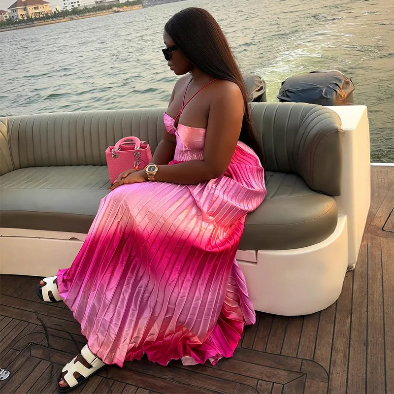 Long Dress Women Dresses Sling Vestidos Y2k Streetwear Sleeveless Backless Pleated Beach Elegant Splice Party Night Work 2026
Long Dress Women Dresses Sling Vestidos Y2k Streetwear Sleeveless Backless Pleated Beach Elegant Splice Party Night Work 2026