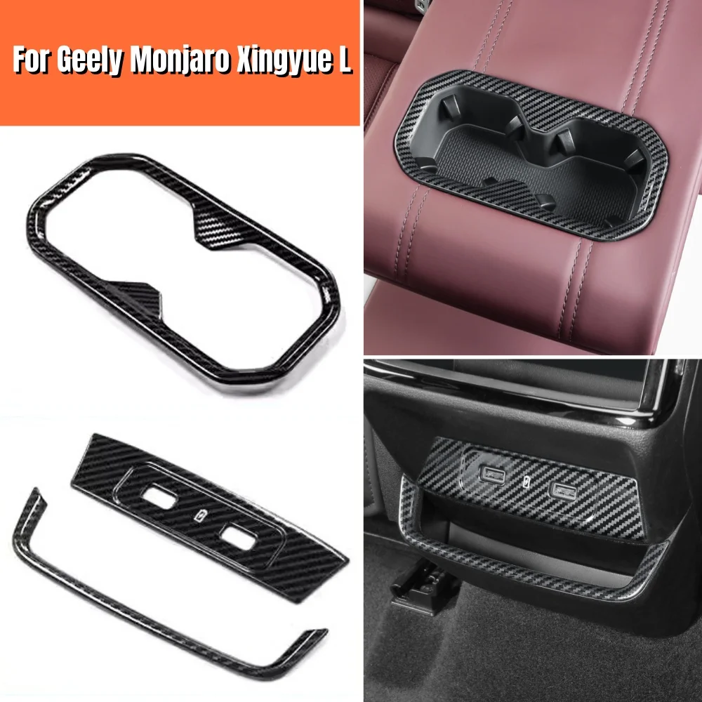For Geely Monjaro Xingyue L KX11 2021-2023 Inner Storage Box Cup Holder USB Charger Trim Cover Car Interior Styling Accessories
For Geely Monjaro Xingyue L KX11 2021-2023 Inner Storage Box Cup Holder USB Charger Trim Cover Car Interior Styling Accessories