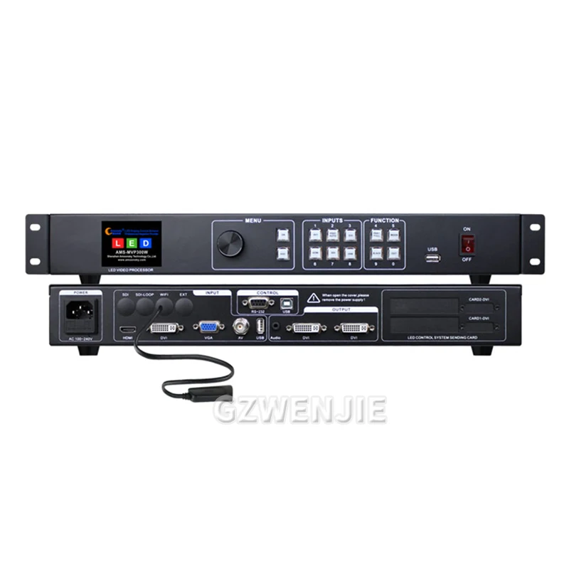 LED Video Wall Processor full color USB Video Controller MVP300 SDI Engineering Screen Processor Can Contain 2 Send Cards
LED Video Wall Processor full color USB Video Controller MVP300 SDI Engineering Screen Processor Can Contain 2 Send Cards