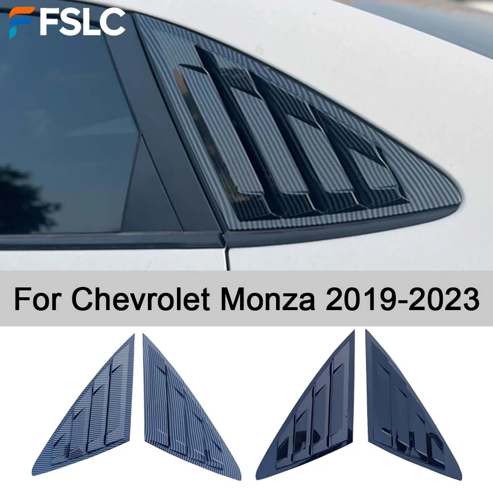 For Chevrolet Monza 2019-2023, Rear Window Triangle Louver Decorative Frame, Adhesive Mount Car Exterior Trim
For Chevrolet Monza 2019-2023, Rear Window Triangle Louver Decorative Frame, Adhesive Mount Car Exterior Trim