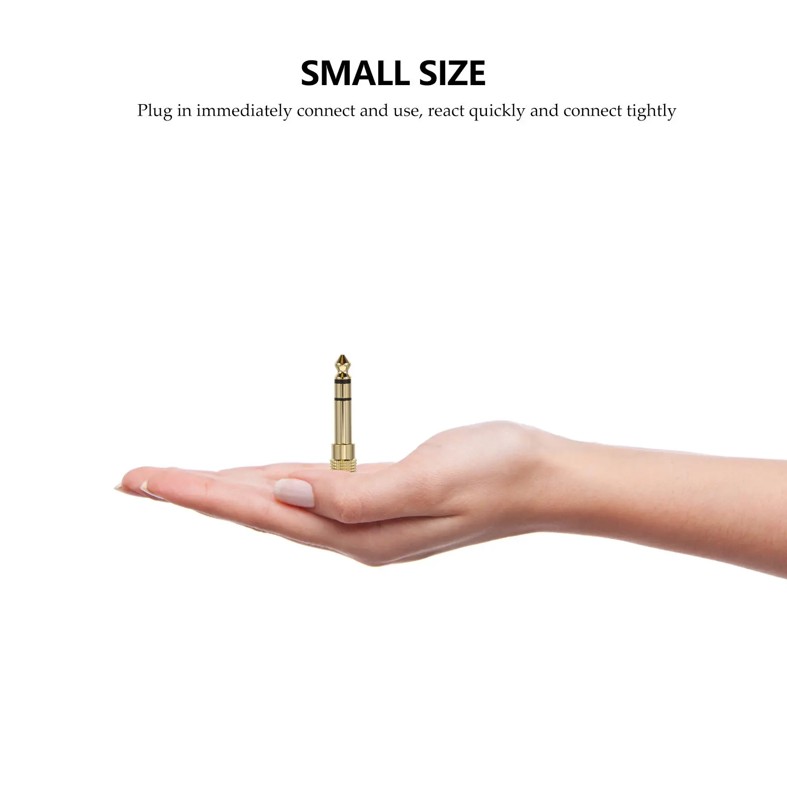 Professional Audio Adapter 6.3mm Male to 3.5mm Female Copper Headphone Jack Adapter for Mixer Amplifier Microphone Speaker
Professional Audio Adapter 6.3mm Male to 3.5mm Female Copper Headphone Jack Adapter for Mixer Amplifier Microphone Speaker