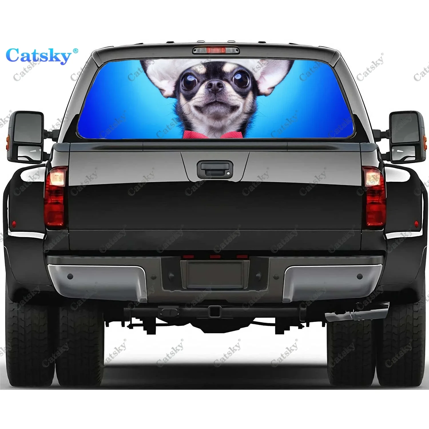 Chihuahua Animal Dog Rear Window Automotive Decals and Graphics Rear Window Decals for Trucks, Car Window Decal Sticker
Chihuahua Animal Dog Rear Window Automotive Decals and Graphics Rear Window Decals for Trucks, Car Window Decal Sticker