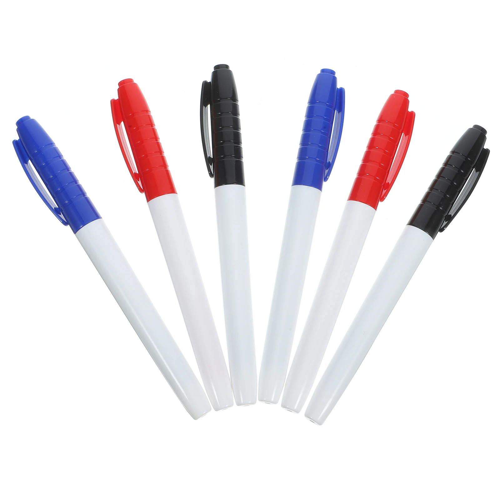 6pcs Whiteboard Pen 0.5mm Fine Tip Dry EraseMarkers Blue Black Red Each Student Office Reusable WaterBased
6pcs Whiteboard Pen 0.5mm Fine Tip Dry EraseMarkers Blue Black Red Each Student Office Reusable WaterBased