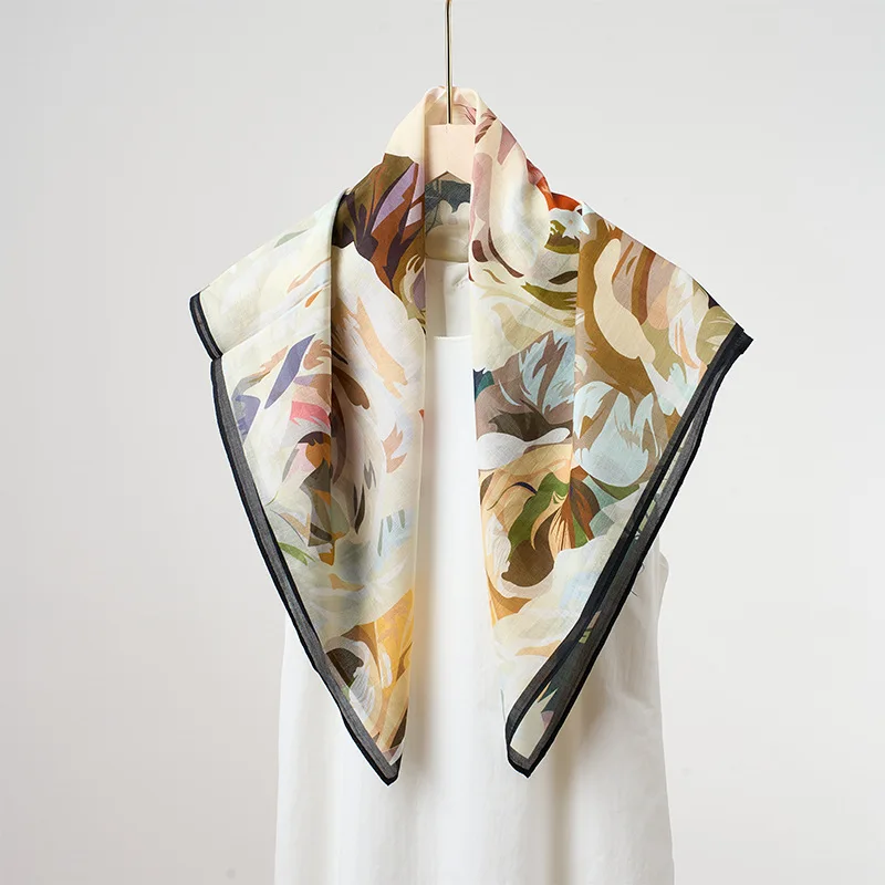 New Decorative Scarf Temperament Shawl Premium Texture Silk Cotton Square Scarf Rose Story Silk Skin-friendly Silk Scarf
New Decorative Scarf Temperament Shawl Premium Texture Silk Cotton Square Scarf Rose Story Silk Skin-friendly Silk Scarf