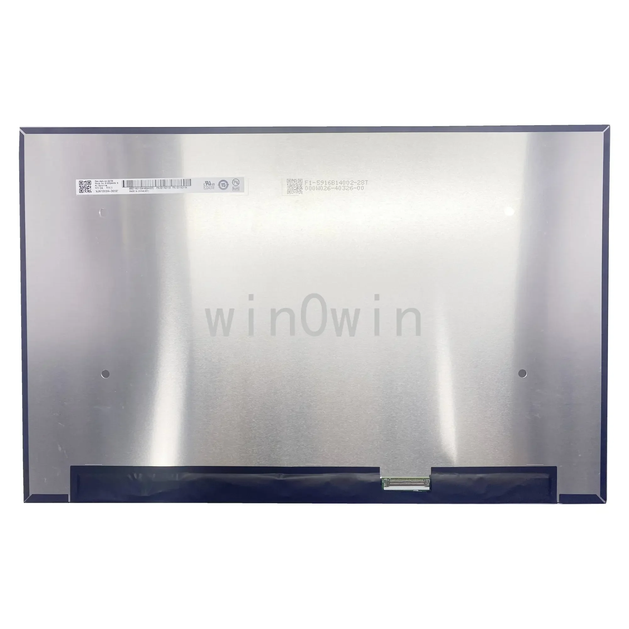 B160QAN04.S MNG007ZA1-2 16.0 inch 3200x200 120HZ 40pins Matrix Replacement Panel Laptop LCD Screen
B160QAN04.S MNG007ZA1-2 16.0 inch 3200x200 120HZ 40pins Matrix Replacement Panel Laptop LCD Screen