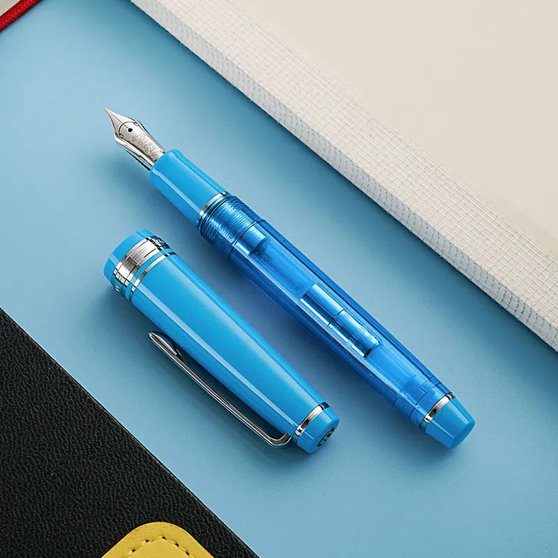Japanese High-end Stationery NAGASAWA Fountain Pen Limited Edition Wind Blue 14K Gold EF Nib Pointed Ink Pen Popular Gift Box
Japanese High-end Stationery NAGASAWA Fountain Pen Limited Edition Wind Blue 14K Gold EF Nib Pointed Ink Pen Popular Gift Box
