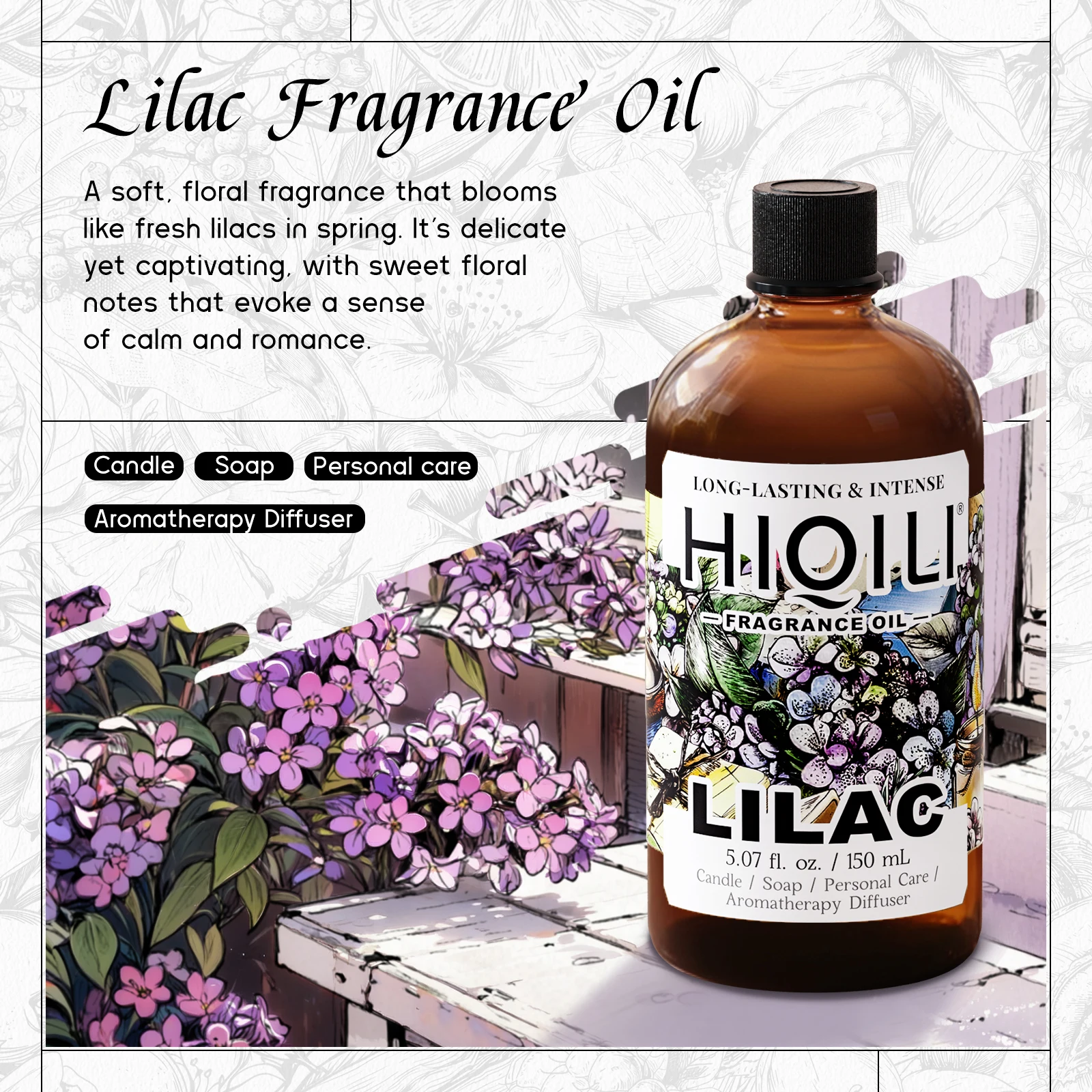 HIQILI New 150ml Fragrance Oil,14 Fragrance Type to Choose From,Natural Essential Oil,Water Soluble Essential Oil For Humidifier
HIQILI New 150ml Fragrance Oil,14 Fragrance Type to Choose From,Natural Essential Oil,Water Soluble Essential Oil For Humidifier