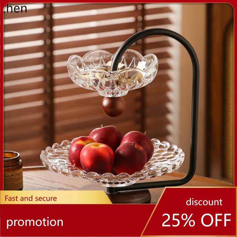 ZML fruit tray for home use in the living room, double-layer snack and dessert tray, afternoon tea snack rack
ZML fruit tray for home use in the living room, double-layer snack and dessert tray, afternoon tea snack rack