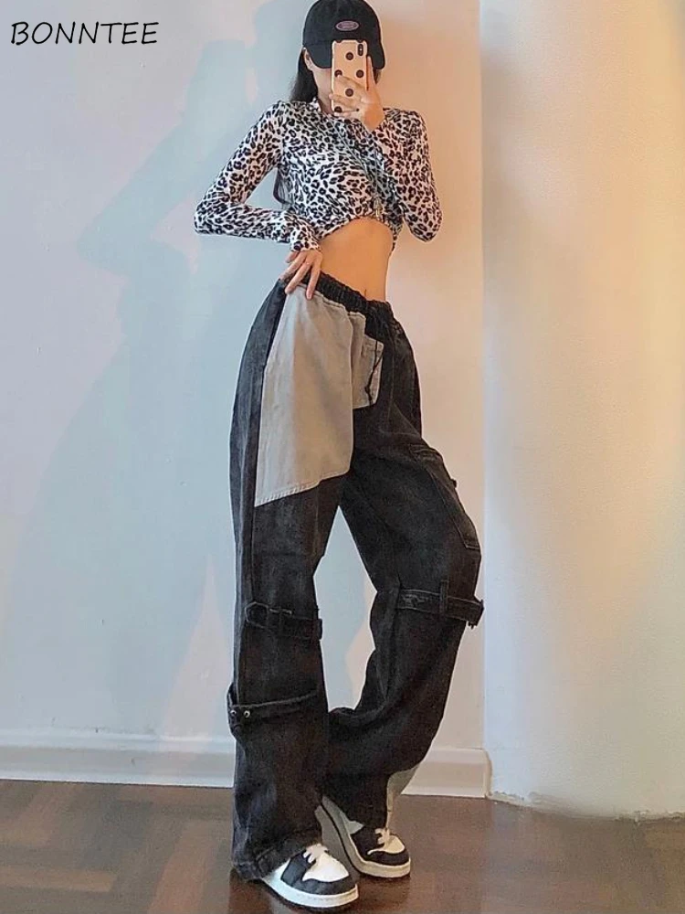 Retro Jeans Women Patchwork Design Vintage Boyfriend Stylish Ulzzang Ladies Simple Streetwear Spring Denim Trousers All-match
Retro Jeans Women Patchwork Design Vintage Boyfriend Stylish Ulzzang Ladies Simple Streetwear Spring Denim Trousers All-match