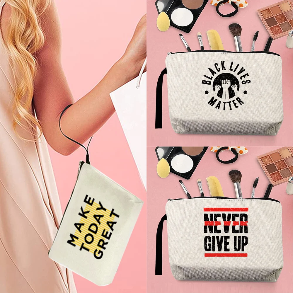 Cosmetic Makeup Bag Word Series Sundries Pouch Portable Storage Pack Travel Storage Clutch Coin Purse Zipper Pencil New Style
Cosmetic Makeup Bag Word Series Sundries Pouch Portable Storage Pack Travel Storage Clutch Coin Purse Zipper Pencil New Style