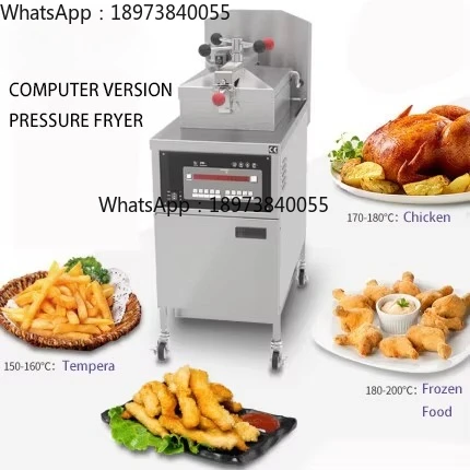 Коммерческая электрическая программирующая фритюрница под давлением KFC Broaster Фритюрница под давлением для курицы с масляным фильтром
Коммерческая электрическая программирующая фритюрница под давлением KFC Broaster Фритюрница под давлением для курицы с масляным фильтром