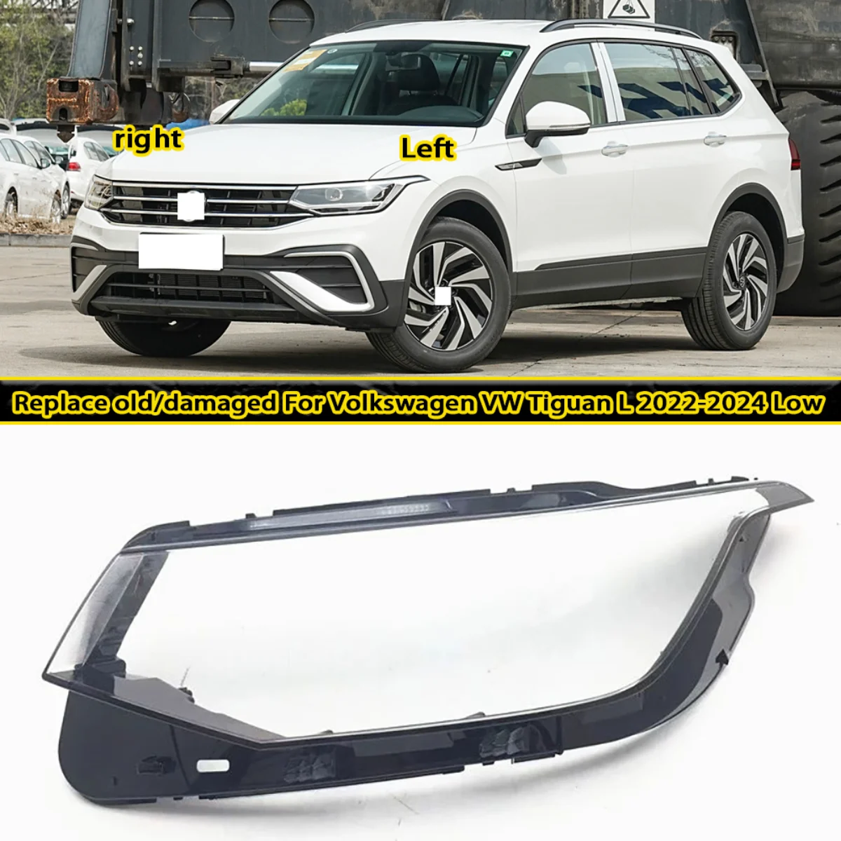 Для Volkswagen VW Tiguan L 2022-2024 Низкая крышка фары из плексигласа, абажур, маска для замены абажура фары
Для Volkswagen VW Tiguan L 2022-2024 Низкая крышка фары из плексигласа, абажур, маска для замены абажура фары