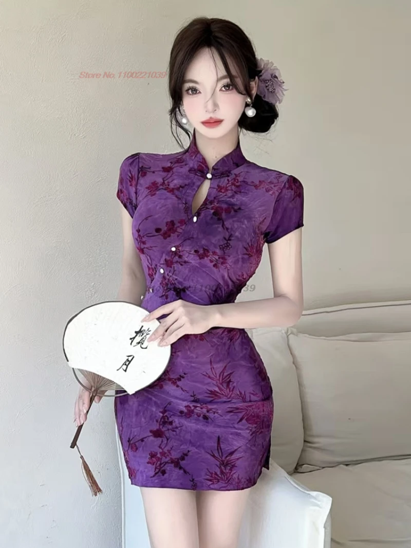 2025 chinese sexy cheongsam improved velvet qipao dress flower print evening party dress vintage banquet nightclub dress qipao
2025 chinese sexy cheongsam improved velvet qipao dress flower print evening party dress vintage banquet nightclub dress qipao